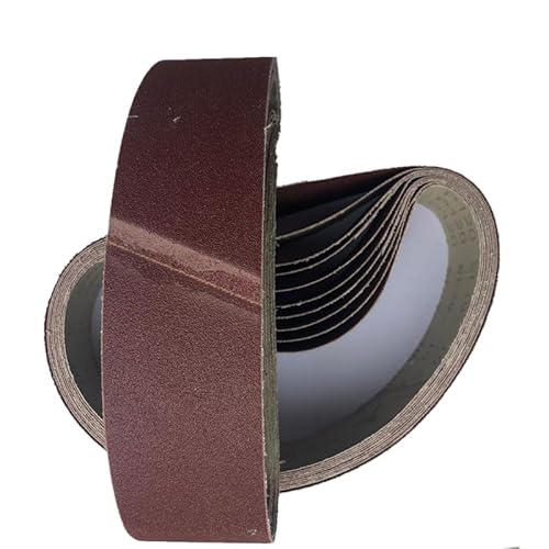 5 Stück 533 x 50 mm Schleifbänder 40–1000 Körnung Aluminiumoxid Schleifbänder zum Polieren von Sandbandmaschinen von Jyving