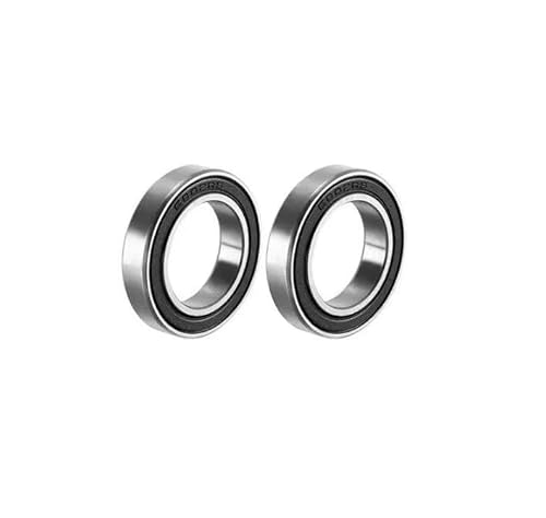 6800 6801 6802 6803 6804 6805 6806 6807 ZZ 2Z -2RS Dünnwandige Metallabgeschirmte Gummidichtungslager Kugellager 2 Stück von Jyving