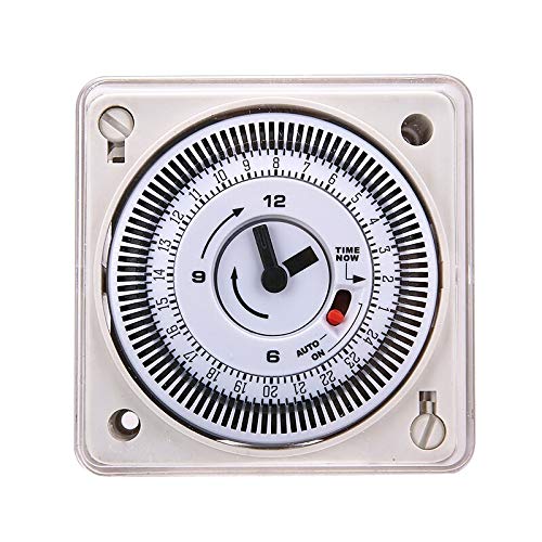 AC 110V-240V 16A 24 Stunden Zeitschalter mechanischer Timer programmierbar Zeitregler mechanischer Zeitschalter von Jyving
