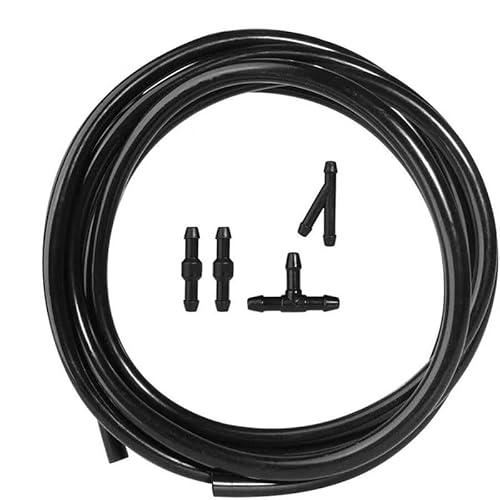 Universal 2 m Scheibenwaschdüse Schlauch Rohr W/Verbinder T Y gerade für Frontscheibe Scheinwerfer Pumpe Autoteile Universal 2 m Scheibenwaschdüse Schlauch Rohr W/Verbinder T Y gerade für Frontscheibe Scheinwerfer Pumpe Autoteile von Jyving