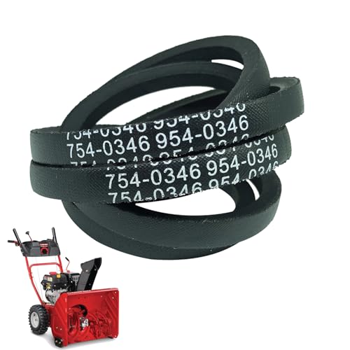 Jzenol 754-0346 Antriebsriemen für Schneefräse, 0,95 x 76,2 cm, für Cub Cadet MTD Troy-Bilt White Outdoor 754-0346 954-0346 Ariens 07208400 S-tens 265-013 Toro 6552 (2 Stück) von Jzenol