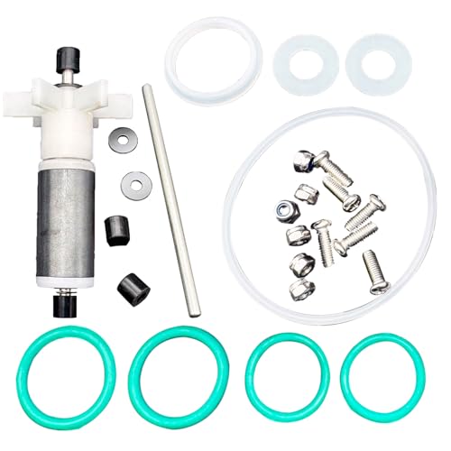 Jzenol Ersatz #P4071, #58113 Whirlpool-Wasserpumpe E02 Reparatur-Set für Coleman Lay-Z-Spa (Laufrad + Welle + Pumpendichtungsset + 1A 2B/C) von Jzenol