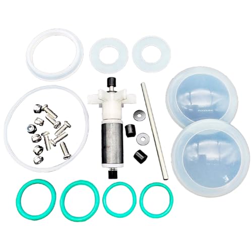 Jzenol Ersatz #P4071, #58113 Whirlpool-Wasserpumpe E02 Reparatur-Set für Coleman Lay-Z-Spa (Laufrad + Welle + Pumpendichtungsset + 1A 2B/C + 2 Gebläse-Rückschlagventildichtungen) von Jzenol