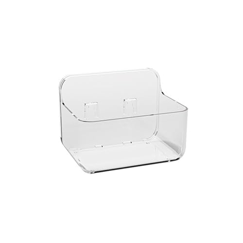 BUBEFSKD Plastikwand Montierte Speicherorganisatoren Wandmontierte Regalkleber Organisatorenhalter Für Verschiedene Flache Oberflächen Klarer Schachtel von Jzh45adc