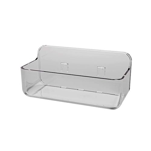 BUBEFSKD Plastikwand Montierte Speicherorganisatoren Wandmontierte Regalkleber Organisatorenhalter Für Verschiedene Flache Oberflächen Klarer Schachtel von Jzh45adc