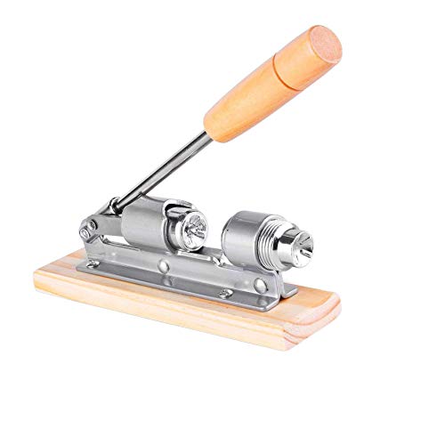 Jzhen Nussknacker Holz Design-Nussknacker aus Holz und verchromtem Stahl -Hebel-Funktion Jzhen Nussknacker Holz Design-Nussknacker aus Holz und verchromtem Stahl -Hebel-Funktion von Jzhen