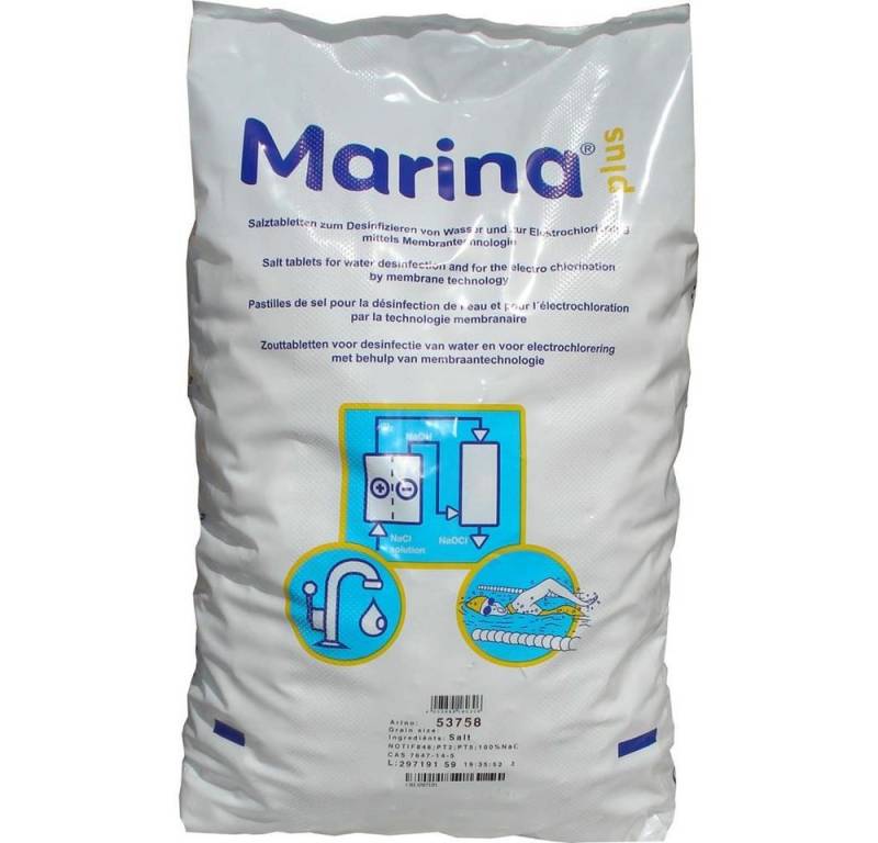 K+S Marina® Plus 25kg Salztabletten Regeneriersalz (Wasserenthärtung Wasserenthärter) von K+S