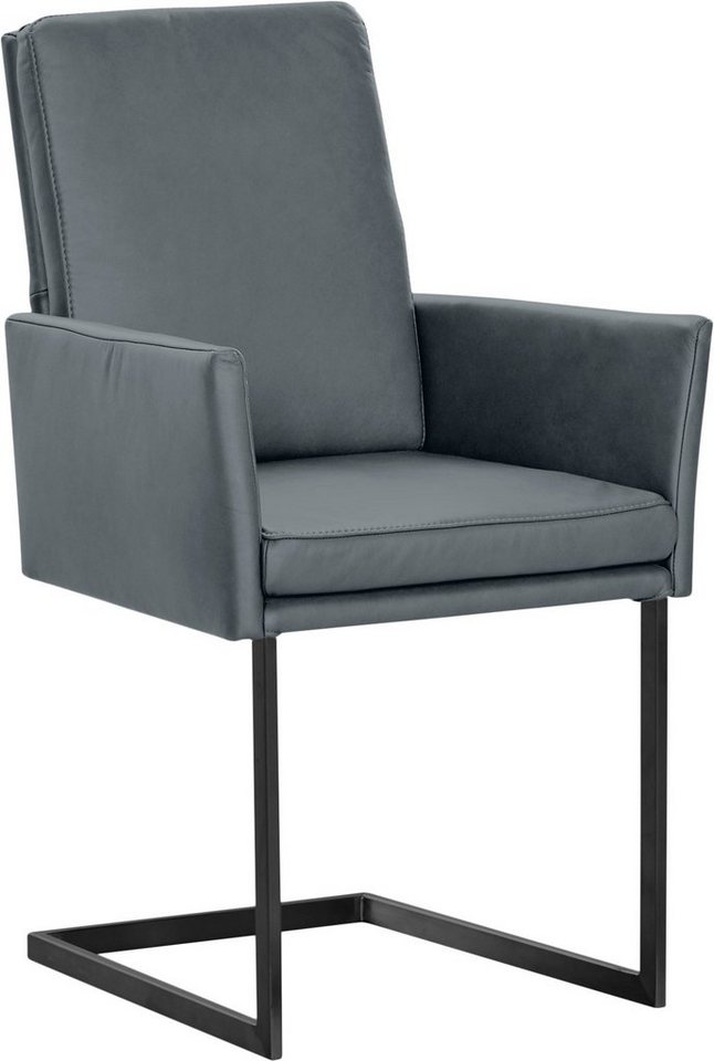 K+W Komfort & Wohnen Armlehnstuhl, stabiles Hochkantrohr, Untergestell in Edelstahloptik oder schwarz K+W Komfort & Wohnen Armlehnstuhl, stabiles Hochkantrohr, Untergestell in Edelstahloptik oder schwarz von K+W Komfort & Wohnen