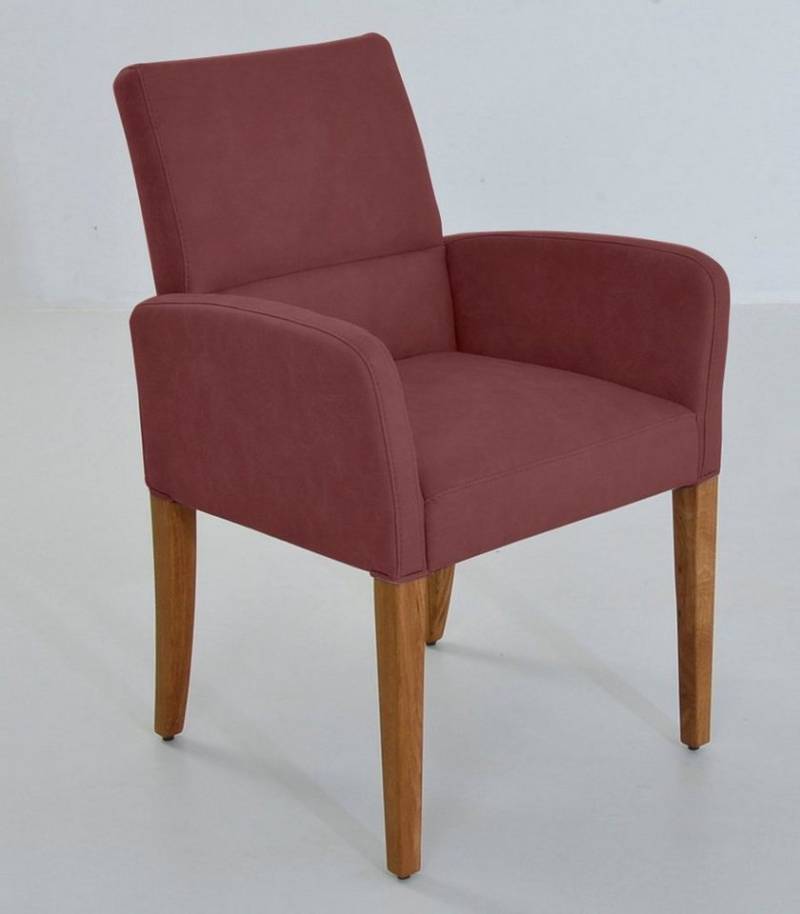 K+W Komfort & Wohnen Armlehnstuhl GOBY, 4-Fuß-Armlehnenstuhl mit Füßen in Wildeiche geölt, mit Polsterung K+W Komfort & Wohnen Armlehnstuhl GOBY, 4-Fuß-Armlehnenstuhl mit Füßen in Wildeiche geölt, mit Polsterung von K+W Komfort & Wohnen