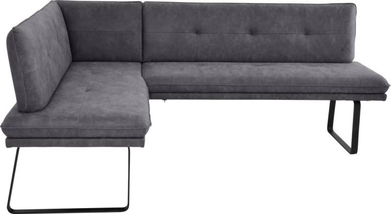 K+W Komfort & Wohnen Eckbank (1-St), Polstereckbank in Spitzkissenoptik, Sitz und Rücken gesteppt von K+W Komfort & Wohnen