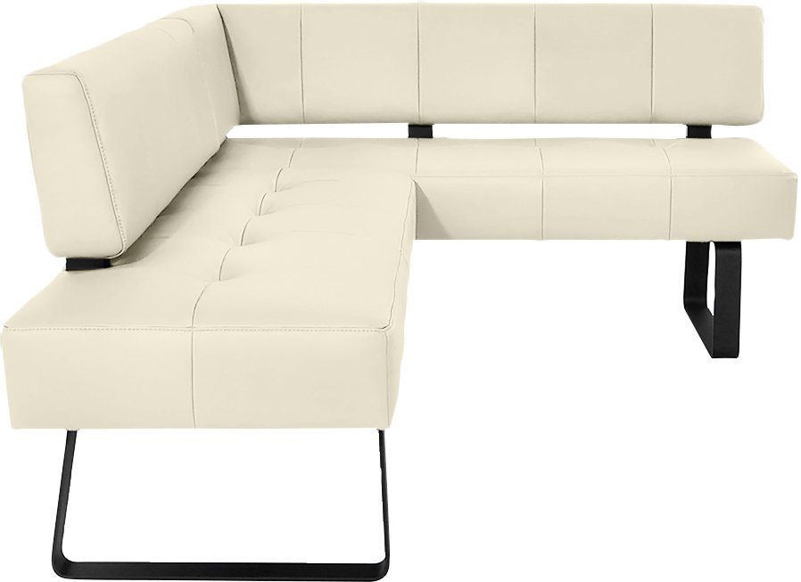 K+W Komfort & Wohnen Eckbank Spider II, Sitzsteppung, bequem durch Sandwichbauweise, 2 Stellmaße von K+W Komfort & Wohnen