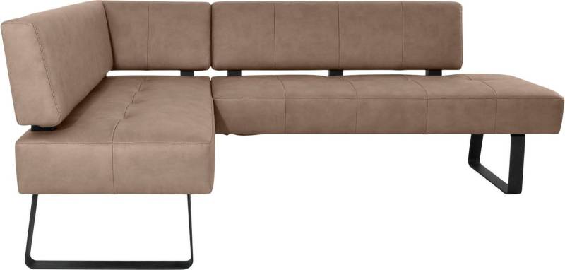 K+W Komfort & Wohnen Eckbank Spider II, Sitzsteppung, bequem durch Sandwichbauweise, 2 Stellmaße von K+W Komfort & Wohnen