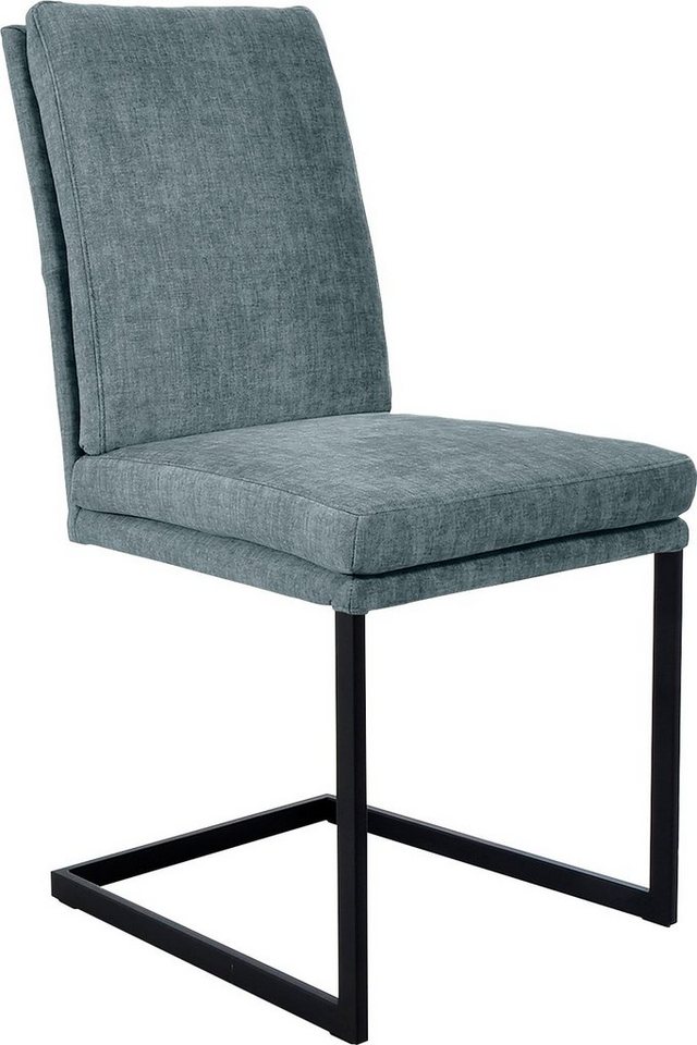 K+W Komfort & Wohnen Freischwinger, stabiles Hochkantrohr, Untergestell in Edelstahloptik oder schwarz von K+W Komfort & Wohnen