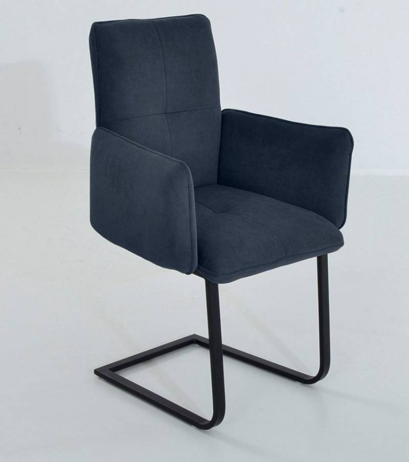 K+W Komfort & Wohnen Freischwinger 6502, Freischwinger mit Armlehnen, Flachstahlkufe in schwarz K+W Komfort & Wohnen Freischwinger 6502, Freischwinger mit Armlehnen, Flachstahlkufe in schwarz von K+W Komfort & Wohnen