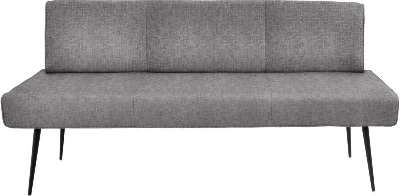 K+W Komfort & Wohnen Polsterbank Giacomo I (1-St), Metallfüsse in schwarz, wahlweise in der Breite 200cm oder 177cm von K+W Komfort & Wohnen