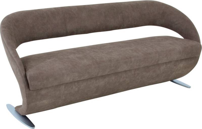 K+W Komfort & Wohnen Polsterbank Wave, in geschwungener Optik mit Metallkufe von K+W Komfort & Wohnen