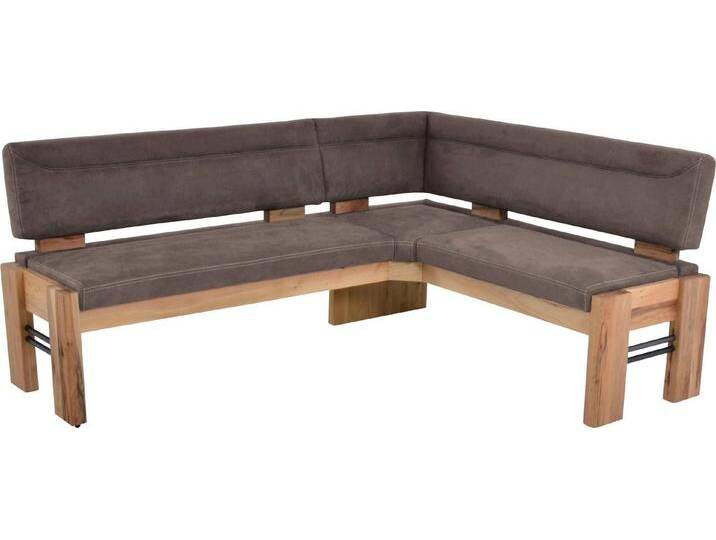 K+W Komfort & Wohnen Eckbank Floyd, Stauraumbank, langer Schenkel rechts oder links in 2 Qualitäten, braun, langer Schenkel links, brown 75 von K+W-Polstermöbel