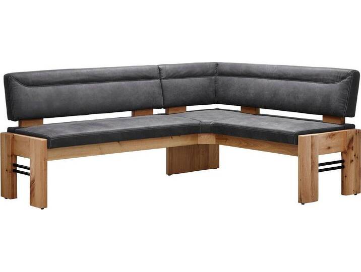 K+W Komfort & Wohnen Eckbank Floyd, Stauraumbank, langer Schenkel rechts oder links in 2 Qualitäten, grau, langer Schenkel links, anthrazit 81 von K+W-Polstermöbel