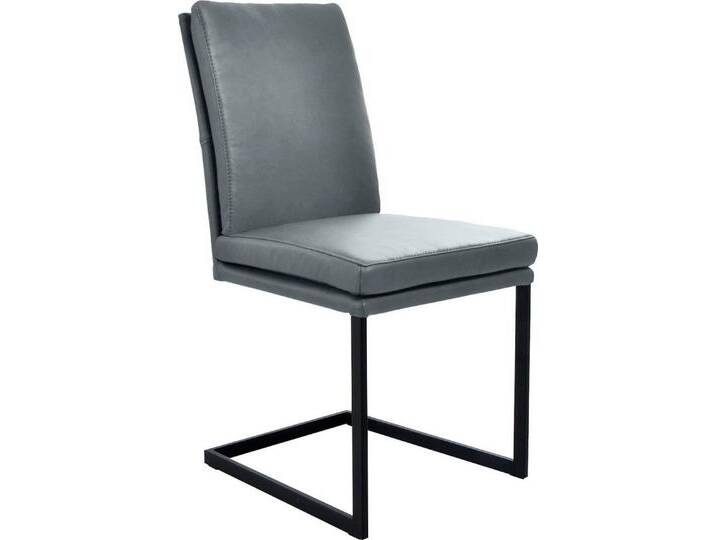 K+W Komfort & Wohnen Freischwinger, stabiles Hochkantrohr, Untergestell in Edelstahloptik oder schwarz, blau, aqua 54 von K+W-Polstermöbel