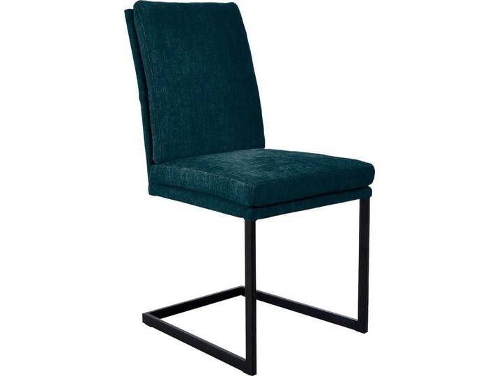 K+W Komfort & Wohnen Freischwinger, stabiles Hochkantrohr, Untergestell in Edelstahloptik oder schwarz, blau, turquoise 25 von K+W-Polstermöbel