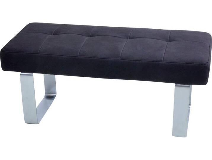 K+W Komfort & Wohnen Hockerbank Santos II, Sitzpolsterung aus hochwertigem Kaltschaum, Breite ca. 113 cm, schwarz, schwarz von K+W-Polstermöbel