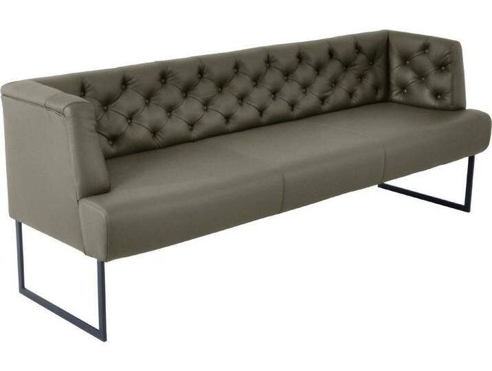 K+W Komfort & Wohnen Polsterbank Creso, im modernen Chesterfield-Look, mit schwarzen Kufenfüßen, grün, zypresse K+W Komfort & Wohnen Polsterbank Creso, im modernen Chesterfield-Look, mit schwarzen Kufenfüßen, grün, zypresse von K+W-Polstermöbel