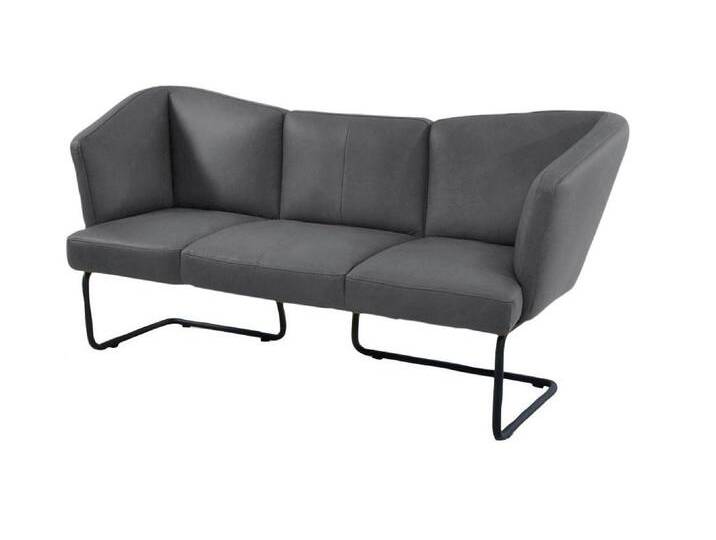 K+W Komfort & Wohnen Polsterbank Mikkado Tube, in abgerundeter Form, Rundrohrkufe lang, in 2 Breiten 192 oder 242 cm, grau, asphalt 88 K+W Komfort & Wohnen Polsterbank Mikkado Tube, in abgerundeter Form, Rundrohrkufe lang, in 2 Breiten 192 oder 242 cm, grau, asphalt 88 von K+W-Polstermöbel