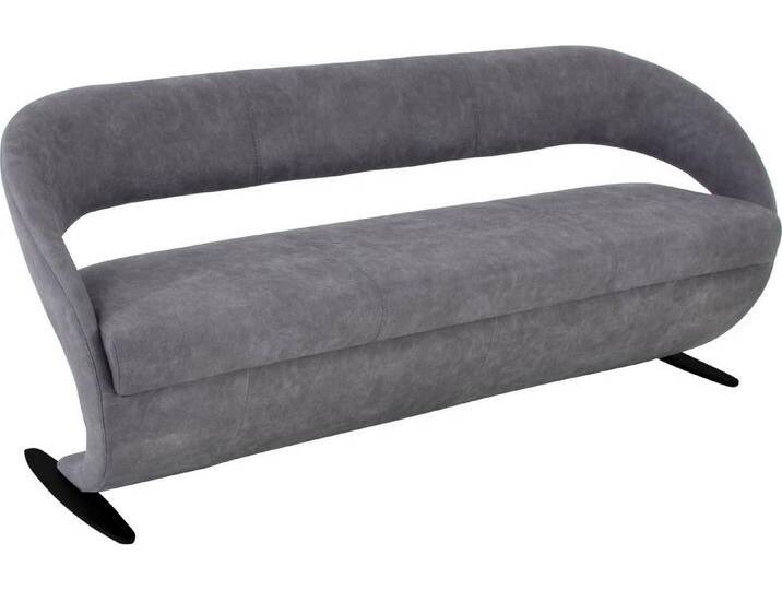K+W Komfort & Wohnen Polsterbank Wave, in geschwungener Optik mit Metallkufe in schwarz Struktur, grau, anthrazit K+W Komfort & Wohnen Polsterbank Wave, in geschwungener Optik mit Metallkufe in schwarz Struktur, grau, anthrazit von K+W-Polstermöbel