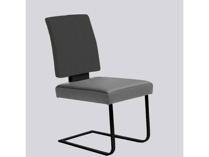 K+W Silaxx Esszimmerstuhl 6191 Game 2A mit schwarzem Freischwingergestell in grau auch in einer Vielzahl an wählbaren Bezügen in Stoff oder Leder K+W Silaxx Esszimmerstuhl 6191 Game 2A mit schwarzem Freischwingergestell in grau auch in einer Vielzahl an wählbaren Bezügen in Stoff oder Leder von K+W-Polstermöbel