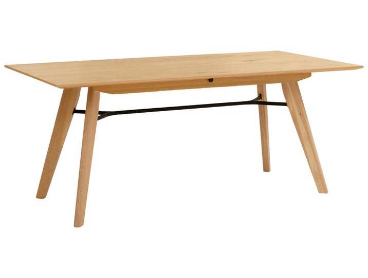 K + W Esstisch GAME PLUS 160(200)x90 in Asteiche natur furniert von K+W-Polstermöbel