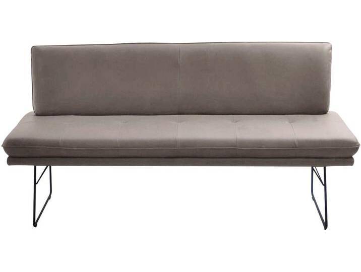 Polsterbank K+W KOMFORT & WOHNEN, braun (sattel), B:172cm H:87cm T:65cm, Sitzbänke, Polsterbank in Spitzkissenoptik, Sitzsteppung, in 2 Größen wählbar von K+W-Polstermöbel
