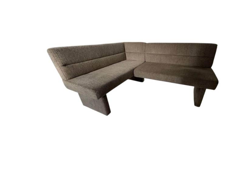 Eckbank 4192 II 2 Teilig Uni Stoff Braun Gestell Mit Stoffbezogen Braun von K+W