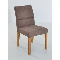 K+W Komfort & Wohnen 4-Fußstuhl "GOBY" () 4-Fuß-Holzstuhl in Wildeiche geölt, mit hochwertiger Polsterung von K+w Komfort & Wohnen