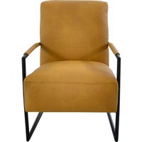 K+W Komfort & Wohnen Cocktailsessel, mit bezogenen Armlehnen, Gestell in Metall schwarz Struktur von K+w Komfort & Wohnen