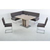 K+W Komfort & Wohnen Essgruppe, (4 tlg.), langer Schenkel links oder rechts, 2 Freischwinger, 1 Funktionstisch von K+w Komfort & Wohnen