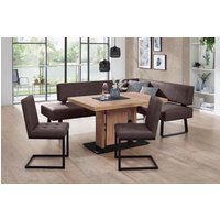 K+W Komfort & Wohnen Essgruppe "Spider II" 4 Stk. tlg. langer Schenkel wahweise in 2 Breiten, 2 Freischwinger, 1 Tisch von K+w Komfort & Wohnen