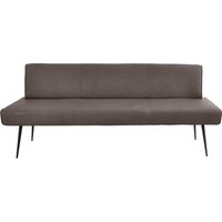 K+W Komfort & Wohnen Polsterbank "Giacomo I", (1 St.), Metallfüsse in schwarz, wahlweise in der Breite 200cm oder 177cm von K+w Komfort & Wohnen
