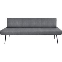 K+W Komfort & Wohnen Polsterbank "Giacomo I", (1 St.), Metallfüsse in schwarz, wahlweise in der Breite 200cm oder 177cm von K+w Komfort & Wohnen