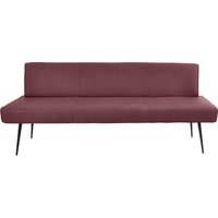 K+W Komfort & Wohnen Polsterbank "Giacomo I", (1 St.), Metallfüsse in schwarz, wahlweise in der Breite 200cm oder 177cm von K+w Komfort & Wohnen