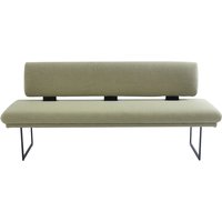 K+W Komfort & Wohnen Polsterbank "Longbeach", (1 St.), mit Metallkufen in schwarz Struktur, in der Breite 204cm oder 224cm von K+w Komfort & Wohnen