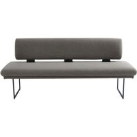 K+W Komfort & Wohnen Polsterbank "Longbeach", (1 St.), mit Metallkufen in schwarz Struktur, in der Breite 204cm oder 224cm von K+w Komfort & Wohnen