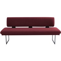 K+W Komfort & Wohnen Polsterbank "Longbeach", (1 St.), mit Metallkufen in schwarz Struktur, in der Breite 204cm oder 224cm von K+w Komfort & Wohnen