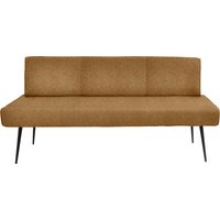 K+W Komfort & Wohnen Polsterbank "Giacomo I", (1 St.), Metallfüsse in schwarz, wahlweise in der Breite 200cm oder 177cm von K+w Komfort & Wohnen