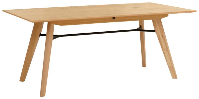 K + W Esstisch GAME PLUS 160(200)x90 in Asteiche natur furniert von K + W