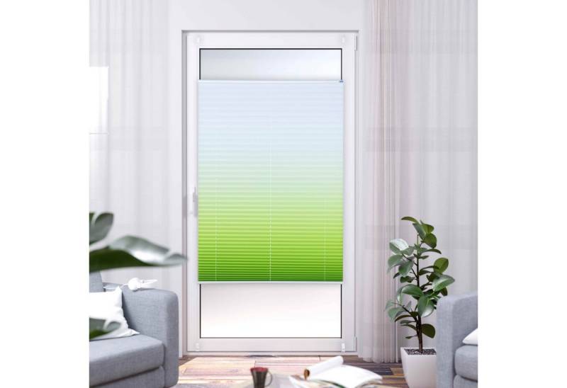 K-HOME Plissee Farbverlauf Sunrise, Lichtschutz, ohne Bohren, verspannt, Klemmfix K-HOME Plissee Farbverlauf Sunrise, Lichtschutz, ohne Bohren, verspannt, Klemmfix von K-HOME