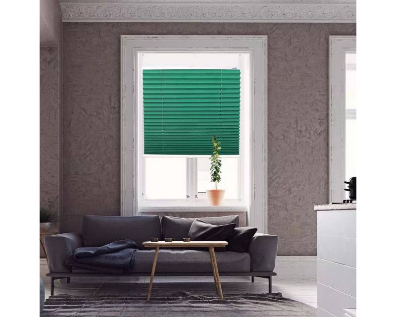 K-HOME Plissee Klemmfix Pisa, Lichtschutz, ohne Bohren, verspannt, Klemmfix, Crushed-Optik K-HOME Plissee Klemmfix Pisa, Lichtschutz, ohne Bohren, verspannt, Klemmfix, Crushed-Optik von K-HOME