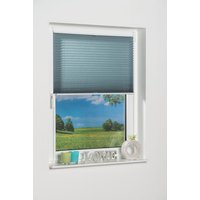 K-HOME Plissee "Klemmfix Pisa", Lichtschutz, ohne Bohren, verspannt, Crushed-Optik von K-Home