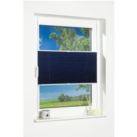 K-HOME Plissee "Klemmfix Pisa" Lichtschutz ohne Bohren verspannt Crushed-Optik von K-Home