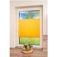 K-HOME Plissee "Klemmfix Pisa" Lichtschutz ohne Bohren verspannt Crushed-Optik von K-Home