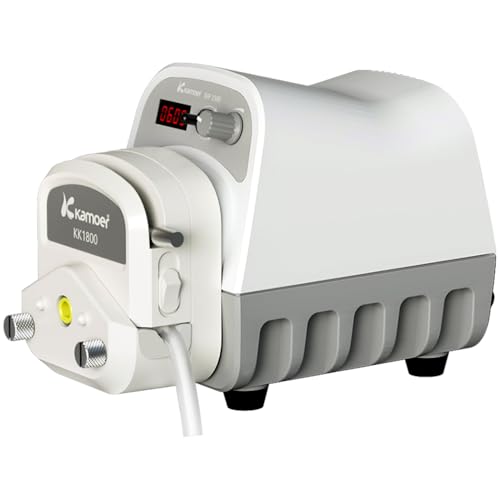 Kamoer DIP1500 V3 Schlauchpumpe 24 V 1500 ml/min hoher Durchfluss intelligente variable Geschwindigkeit 0,1–400 U/min Flüssigkeitsdosierpumpe 3 Rotoren LED-Bildschirm RS485 7,9 mm x 11,1 mm (ID x OD) von K KAMOER